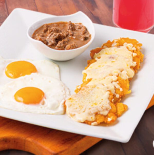 Patacones con Queso
